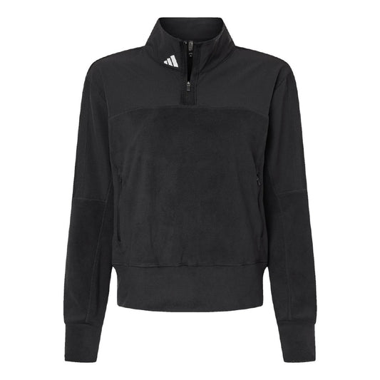 Adidas Women's Fleece Quarter-Zip Pullover