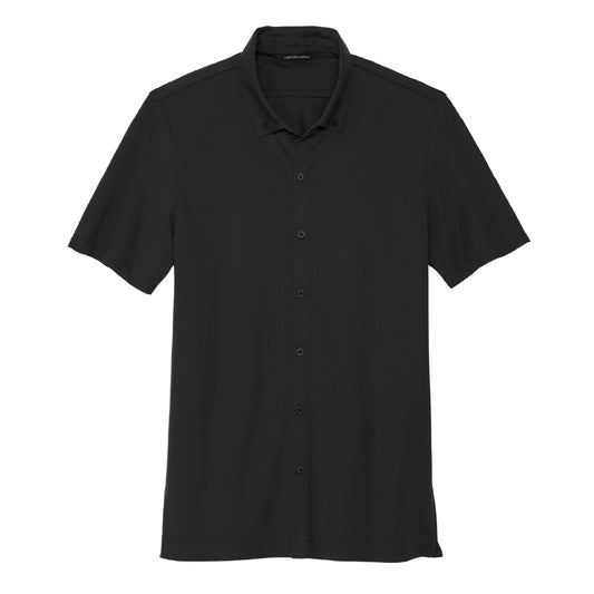 Mercer+Mettle® Stretch Pique Full-Button Polo