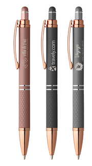 Phoenix Softy Rose Gold Metallic Pen w/Stylus