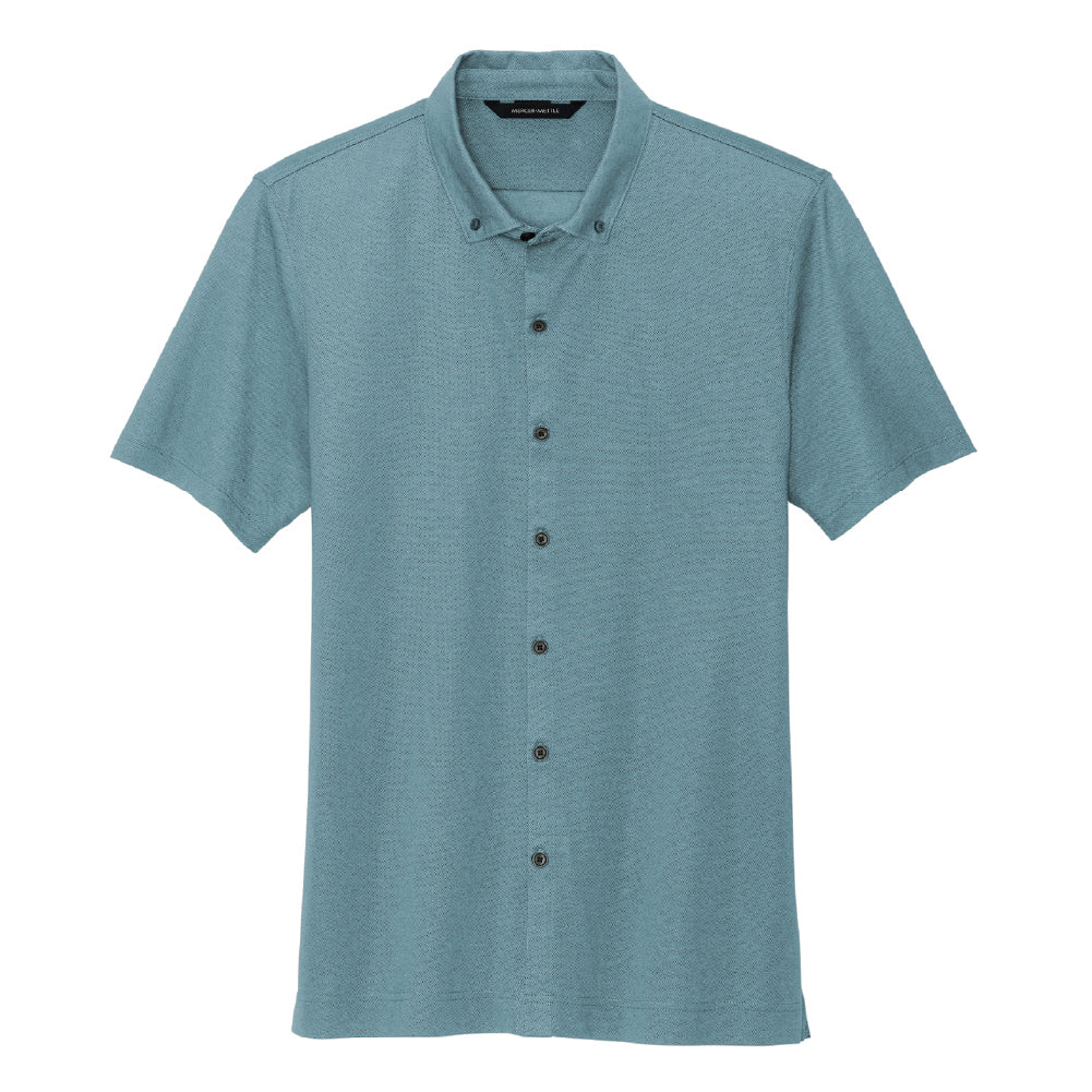 Mercer+Mettle® Stretch Pique Full-Button Polo