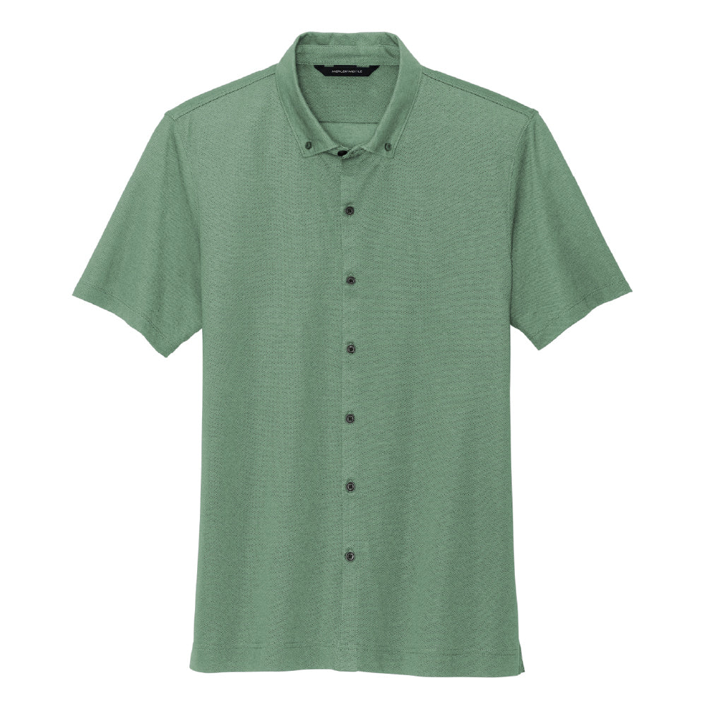Mercer+Mettle® Stretch Pique Full-Button Polo
