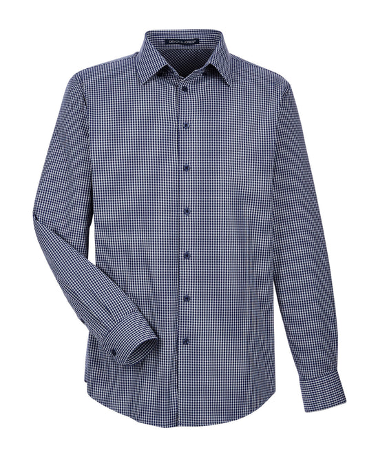 Devon & Jones CrownLux Performance™ Tonal Mini Check Shirt